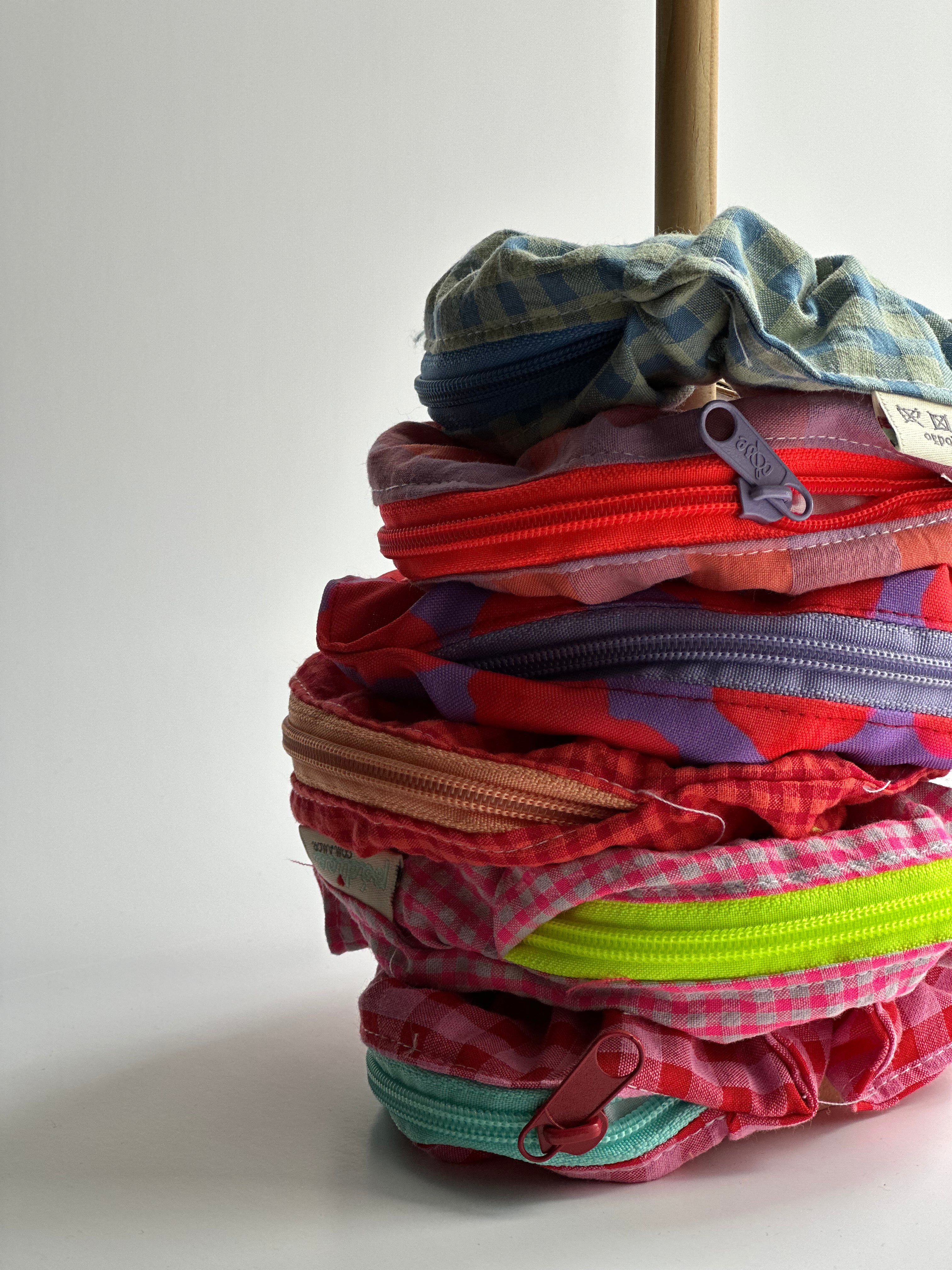 Scrunchie porta-moedas
